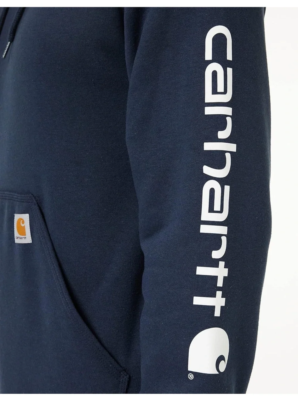 NWT Carhartt Loose Fit Midweight Logo Sleeve Hoodie | Men’s 2XL Tall
